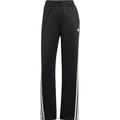 adidas Women's Iconic Wrapping 3-Stripes Snap Track Pants Hose, Black/White, S