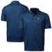 Men's Cutter & Buck Navy Auburn Tigers Alumni Logo Double Dot Print Stretch Polo