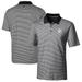 Men's Cutter & Buck Black Texas A&M Aggies Alumni Logo Forge Tonal Stripe Stretch Polo