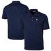 Men's Cutter & Buck Navy Notre Dame Fighting Irish Alumni Logo Advantage Space Dye Tri-Blend DryTec Polo