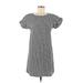 TABITHA WEBB TJX Casual Dress - Shift: Black Checkered/Gingham Dresses - Women's Size 6