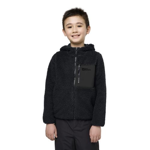 Jack Wolfskin Ice Curl Hood Jacket Kids Fleecejacke Kinder 116 phantom phantom