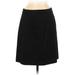 J.Crew Casual Skirt: Black Solid Bottoms - Women's Size 6