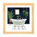 East Urban Home Boho Bath I by Victoria Borges - Graphic Art Print Paper in Black/White | 16 H x 16 W x 1 D in | Wayfair