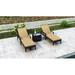 Willa Arlo™ Interiors Thornaby Sun Chaise Lounger Set w/ Cushions & Table Wicker/Rattan in Brown | 20.75 H x 26.75 W x 73.5 D in | Outdoor Furniture | Wayfair
