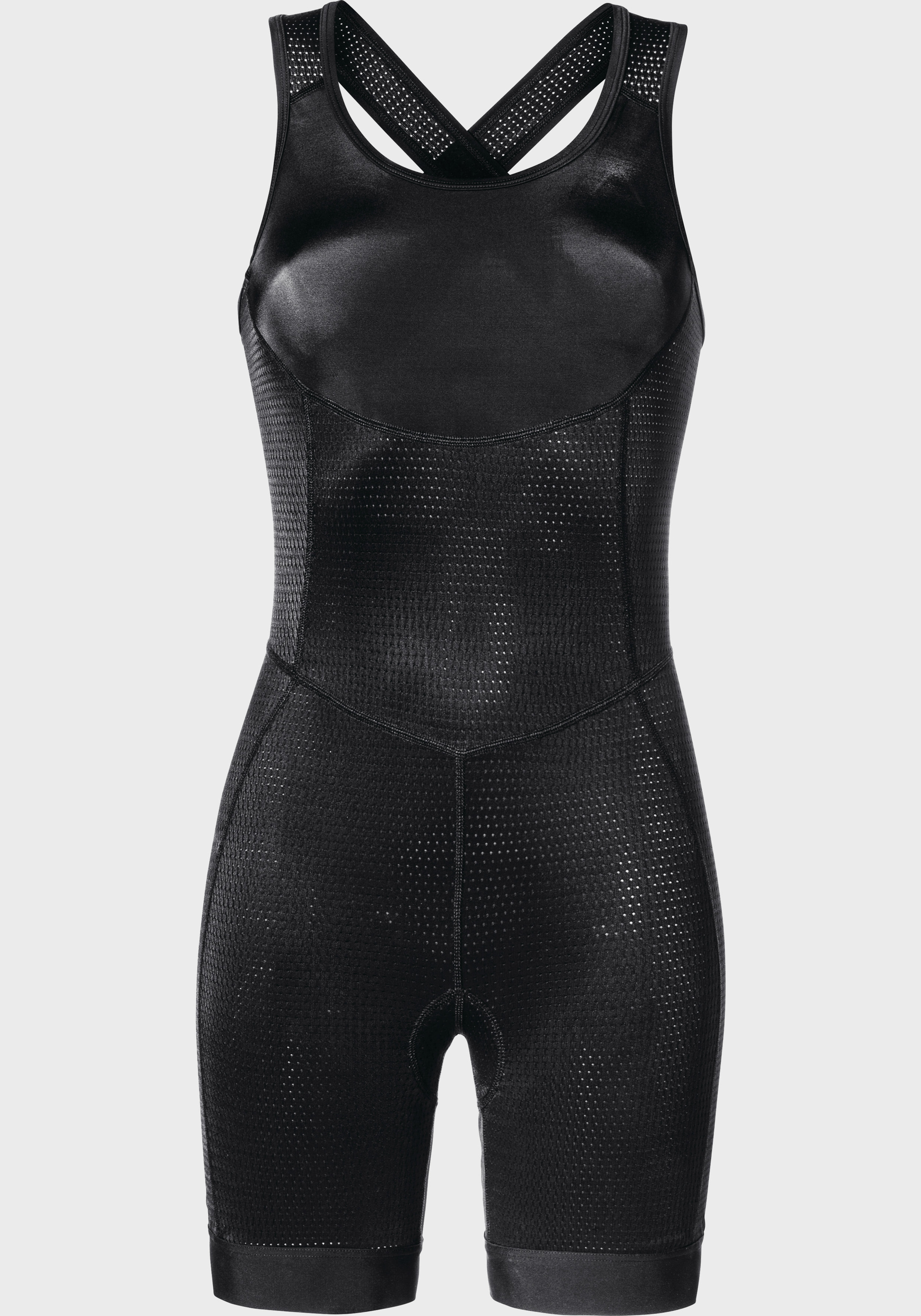 Funktionsunterhose SCHÖFFEL "Skin Pants Bib 8h L", Gr. 38, schwarz (9990, schwarz), Oberstoff : 75% Nylon 25% Elasthan Oberstoff Einsatz: 80% Nylon 20% Elasthan, Unterhosen Image