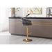 Rotating velvet bar stools, adjustable for comfortable counter height bar stools, modern dining chairs with woven backs