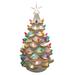 The Holiday Aisle® 14" Lighted Ceramic Tree w/ Gold Tips Ceramic in White | 14 H x 7 W x 7 D in | Wayfair 8EC1B8517F38486A98FCA30576F7CE39