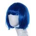 QUYUON Red Wigs for Women Hair Replacement Wigs Wigs for Black Women Thick Hair Type Q5 Short Wigs for White Women Hair Wigs Woman Curly Wigs for Black Women Blue Wigs