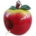 Winston Porter Kaleis Resin Apple Bird House Resin in Red | 6.5 H x 5.5 W x 6 D in | Wayfair F0629EA2B98349ACB3BCBD9FBDEC38AF