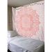 Bungalow Rose Cotton Ombre Bohemian Tapestry Cotton in Pink | 90 H x 84 W in | Wayfair A763AED83AF04BCB96EA81EA05C1DE99