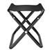 Folding Camping Stool Portable Sturdy Strong Load Bearing Capacity Practical Camp Chairs Outdoor for Travel Fishing Hiking Fully Folded L