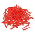 Uxcell Plastic Dart Tips 150 Pack 2BA Thread Soft Dart Tips Dart Accessories Red