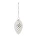 The Holiday Aisle® Hadya Holiday Shaped Ornament Glass in White/Yellow | 6.25 H x 3.75 W x 3.75 D in | Wayfair A0BD8B21646240A58BAFF58FE9F070F9