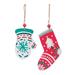 Getter The Holiday Aisle® No Pattern Holiday Shaped Ornament Wood in Brown/Green/Red | 8 H x 6.5 W x 0.5 D in | Wayfair