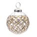 Habbe The Holiday Aisle® Solid Color Ball Ornament Glass in Gray/Yellow | 4 H x 3 W x 3 D in | Wayfair 28B2EE072F3640C6A9DE1BB948EC20A3