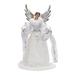 The Holiday Aisle® Angel Tree Topper 19"H, Polyester | 19 H x 9.5 W x 9 D in | Wayfair C7701B6B52D74A41A4CEFC5E7ECFD16A