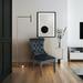 House of Hampton® Gerasimoula Tufted Velvet Wing Back Side Chair Dining Chair Upholstered/Velvet in Black | 39 H x 22 W x 20 D in | Wayfair