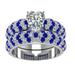 WQJNWEQ Luxury Shiny Jewelry Full Diamond Rings Wedding Bridal Rings Promise Rings Sales