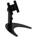 Black Steel Desktop Monitor Stand Tilting And Rotating Bracket Pre-Drilled Mounting Holes Cable Management Rubber Padded Base VESA 75x75 and 100x100 (IPAD135BK)