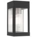 Barrett 1 Light Scandinavian Gray Outdoor Wall Lantern