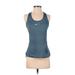 Nike Active Tank Top: Blue Print Activewear - Women's Size Small