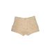 LC Lauren Conrad Shorts: Tan Jacquard Bottoms - Women's Size 8