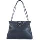 Gigi Othello Soft Leather Shoulder Bag With Twin Straps 4323 (Navy Blue)