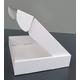 White Cardboard Folding Lid Self Seal Postal Boxes 236 x 196 x 47mm Royal Mail Small Parcel/Packet Mailing Cartons Self-Lock Tuck-in Flaps - Flat Packed Easy to Assemble (300)