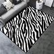 Zebra Rug Zebra Print Rug Animal Print Rug or Mat Black and White Rug for Living Room Bedroom Dining Room (Color : E, Size : 120x200cm)