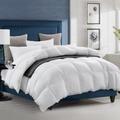 Top Home Solutions Luxury Hotel Quality Goose - Duck Feather & Down Duvet Quilt Warm Bedding - 3D Baffle Design - Comfy Breathable Quilt Bedding (13.5, Super King)