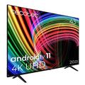 Cecotec 43" LED TV Smart TV A2 Series ALU20043Z 4K UHD, Android 11, Frameless, Base, MEMC, Dolby Vision, Dolby Atmos, HDR10, 2 Lautsprecher 10W, 2023