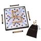 Scrabble Board Game, Premium 75th Anniversary Edition, German Version, Family Board Game for Kids and Adults, Rotating Wooden Board, Wooden Letter Tiles, Two Ways to Play, 2-4 Players, HPK86