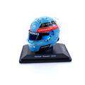 Spark 1:5 scale compatible with Bell Mercedes AMG Petronas Replica Helmet George Russell (Brazilian GP 2022) in Blue