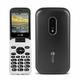 Doro 6620 PAYG 3G Clamshell Big Button Mobile Phone for Seniors with 2.8" Screen, Emergency Button Black (Renewed)