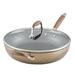 Anolon Advanced Home Hard Anodized Nonstick Ultimate Pan w/ Lid & Helper Handle Non Stick/Hard-Anodized Aluminum in Gray | Wayfair 84727