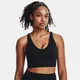 Women's Under Armour SmartForm Evolution Mid Longline Sports Bra Black / Black M