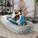 Mjkone Pet Bed Fleece in Gray | 9.45 H x 67.72 W x 32.28 D in | Wayfair W111722890