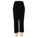 Briggs New York Casual Pants - Mid/Reg Rise Straight Leg Boyfriend: Black Bottoms - Women's Size 18