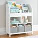 Martha Stewart 34" H X 28" W Bookcase Wood in White | 34 H x 28 W x 12 D in | Wayfair G27848