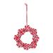 Melrose International No Pattern Holiday Shaped Ornament Glass in Red/White | 5 H x 5 W x 0.5 D in | Wayfair 86476