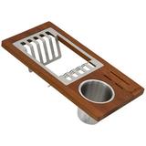 Ruvati In Sink Dish Rack Wood/Stainless Steel in Brown/Gray | Wayfair RVA1542