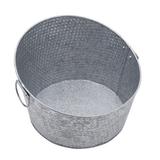 Towle Living 15-In Galvanized Metal Beverage Tub Stainless Steel in Gray | 10 H x 15 W x 15 D in | Wayfair 5302562