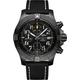 Breitling Watch Avenger Chronograph 45 Night Mission Leather Tang Type - Black