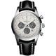 Breitling Watch Transocean Chronograph Leather Tang Type - Silver