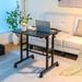 The Twillery Co.® Linco Height Adjustable Standing Desk Wood/Metal in Black | 27.5 W x 24 D in | Wayfair 0C2FC9689CEA43AF9690E5EFAEDFCDC2