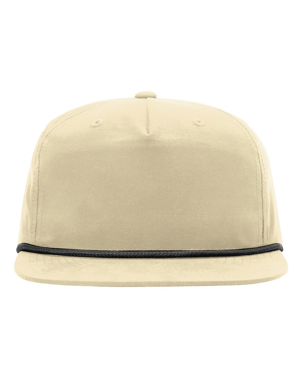 Richardson 256 Umpqua Snapback Cap in Birch/Black size Adjustable | 70/30 cotton/nylon