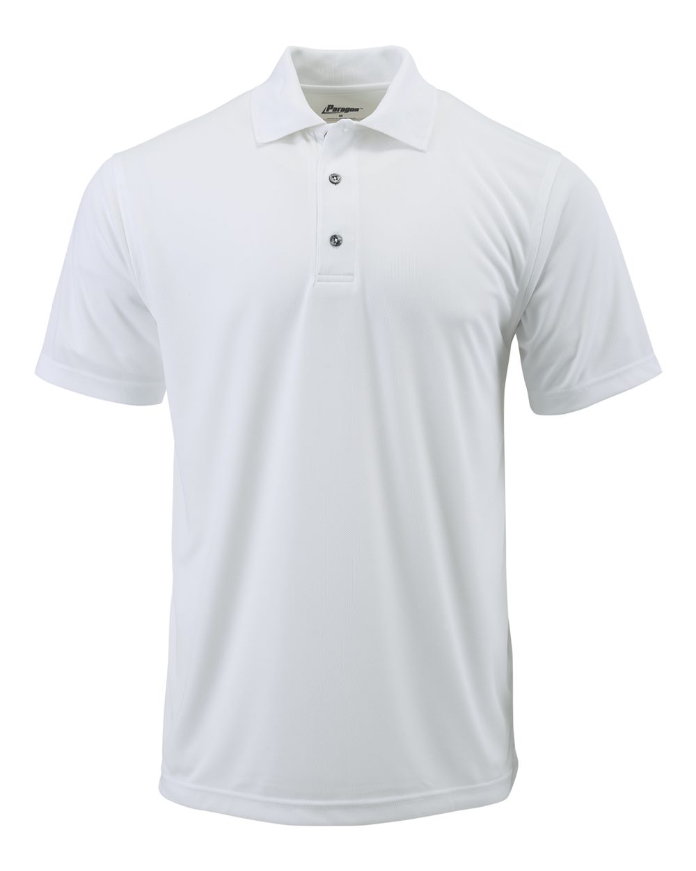 Paragon 108Y Youth Saratoga Performance Mini Mesh Polo Shirt in White size Medium | Polyester SM0108Y