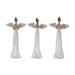 Trinx 3 Piece Lannie Figurine Set Resin in Brown/Gray/White | 12.25 H x 3 W x 6.5 D in | Wayfair 535721385B214EEB8D294778EBE7CC90