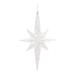 Guiselle The Holiday Aisle® No Pattern Holiday Shaped Ornament in Gray/White | 5.25 H x 3.25 W x 0.75 D in | Wayfair